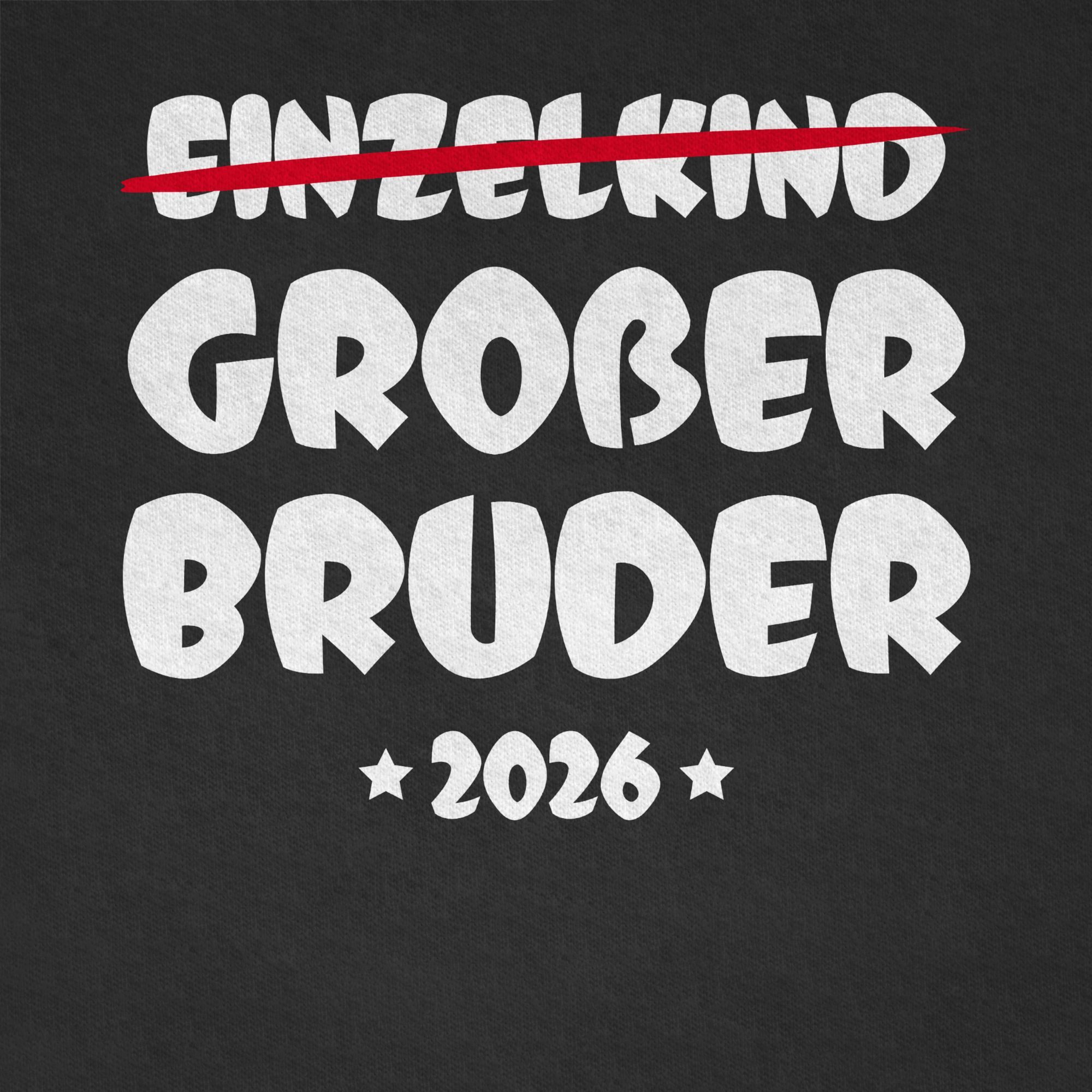 Shirtracer T-Shirt Einzelkind Großer Bruder 2026 (1-tlg) Großer Bruder