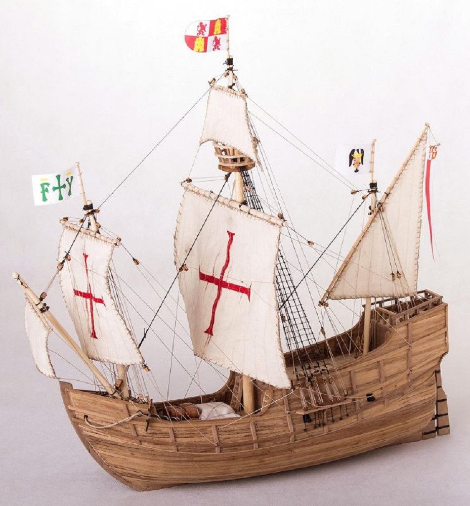 Modellbausatz Krick Dusek Santa Maria Segelschiff 1:72 Holz Baukasten