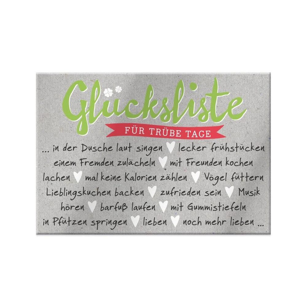 Sheepworld Dekofigur Magnet - mit Umschlag - Glücksliste - ca. 8,2 x 6 cm günstig online kaufen