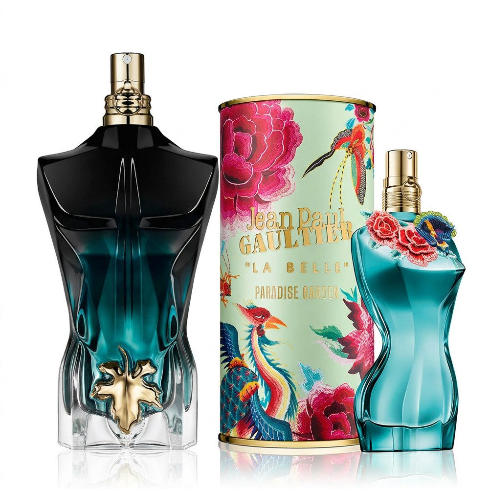 JEAN PAUL GAULTIER Eau de Parfum Jean Paul Gaultier Le Beau Le Parfum und La Belle Paradise Duft Duo, Edles Duft Duo für Sie und Ihn