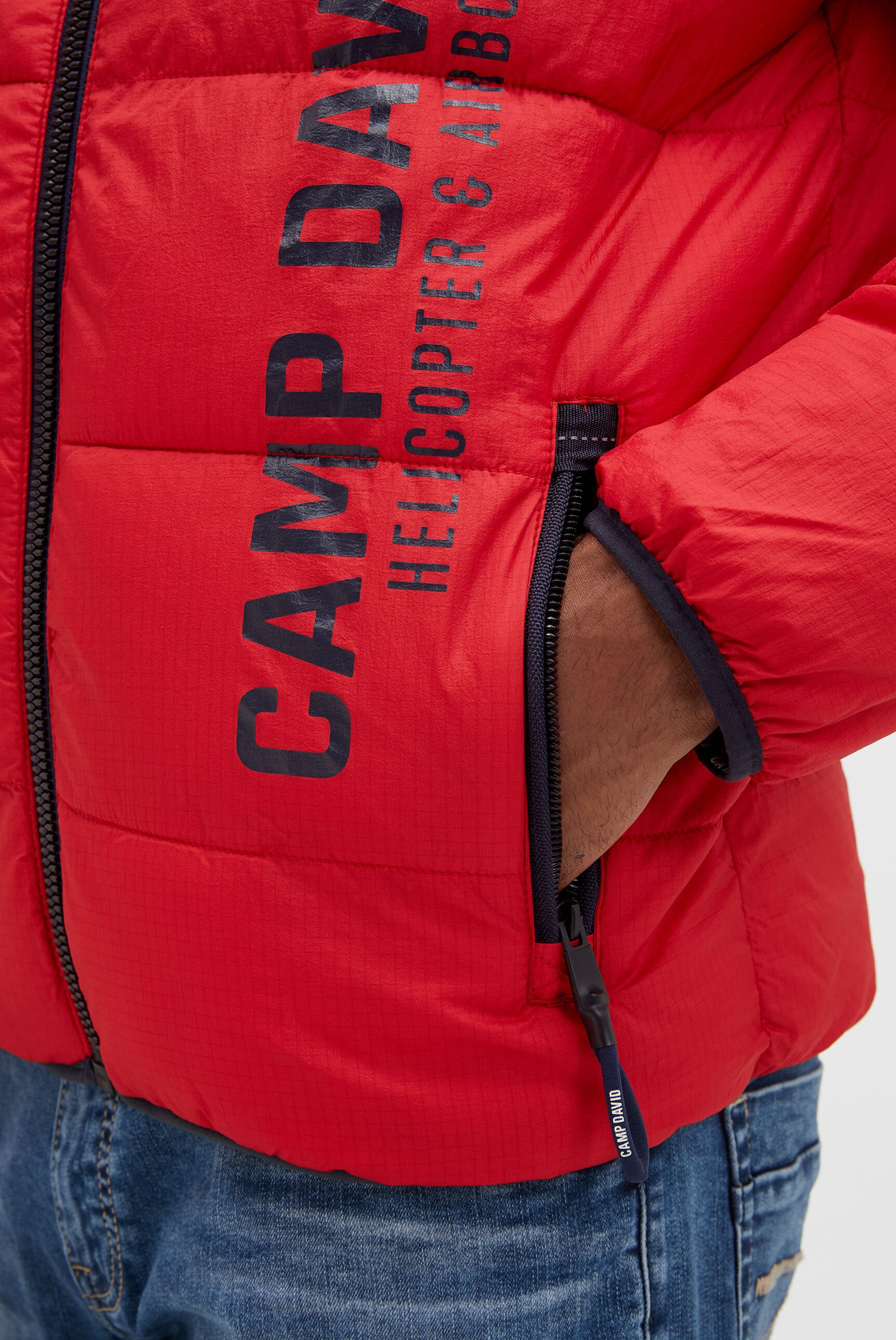 CAMP DAVID Winterjacke mit Innentaschen