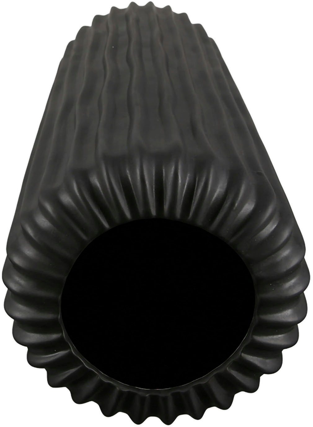 Casablanca by Gilde Bodenvase Vase Fjord schwarz H. 58 cm (1 St) günstig online kaufen