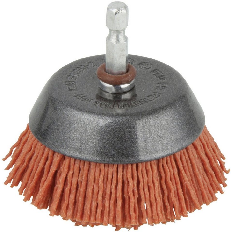 Thumbnail - Wolfcraft Schleifaufsatz Wolfcraft Topfbürste Nylon Ø 65 mm Schaft 6 mm
