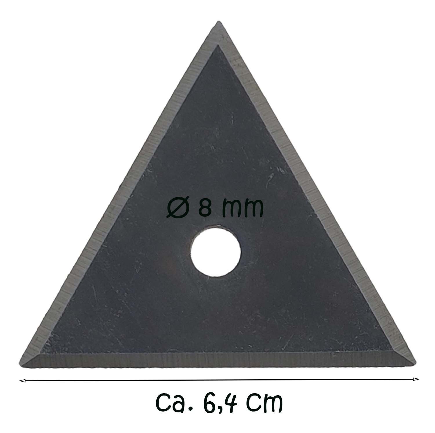 Dreikant Ersatzklinge Cuttermesser Schaber Zugschaber für Glasschaber Farbschaber