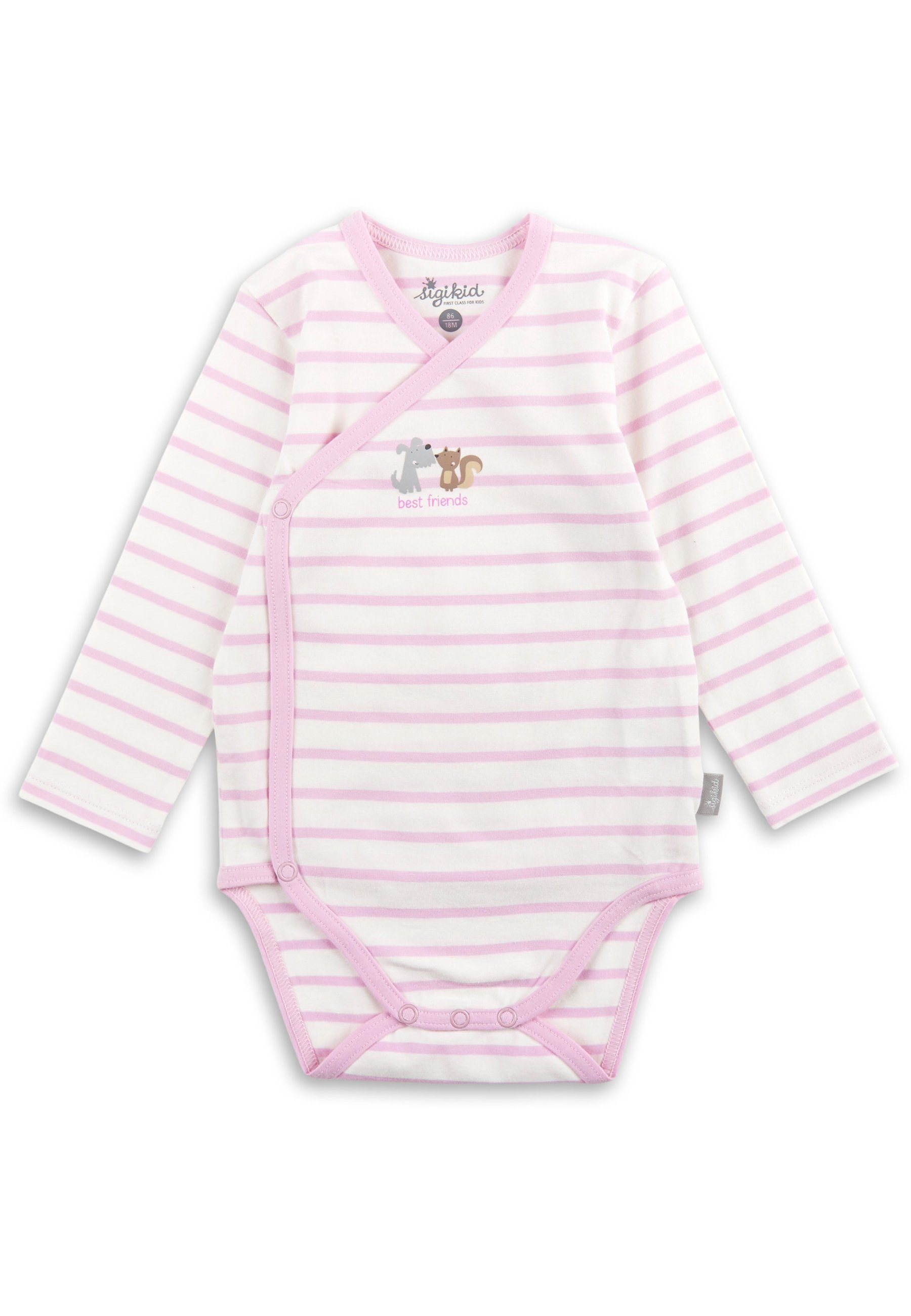 Sigikid Langarmwickelbody Baby Unterwäsche Wickel-Body, langarm für Babys (1-tlg)