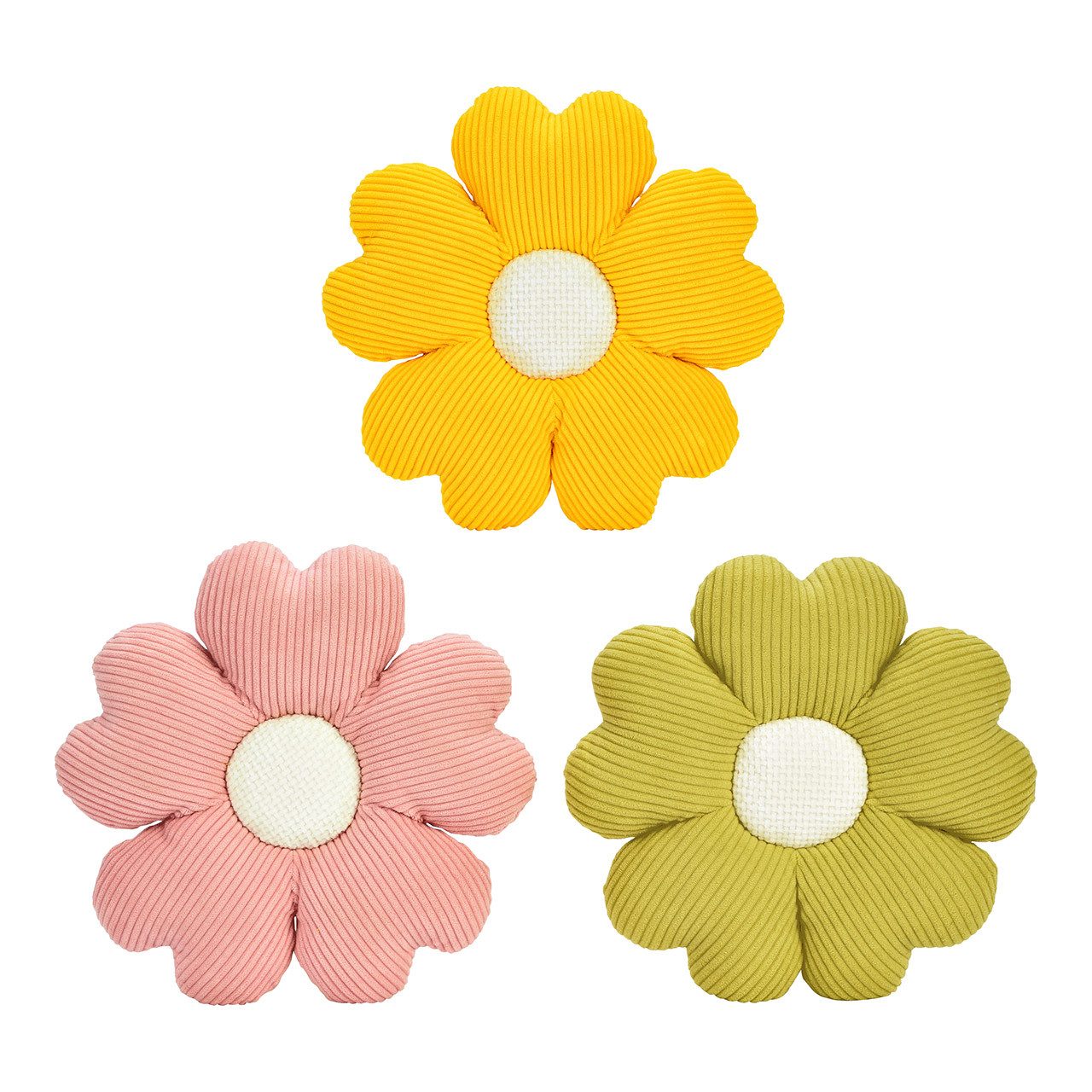 Wurm Dekokissen Kissen Blumen, aus Textil, 1 Stück, 10045333