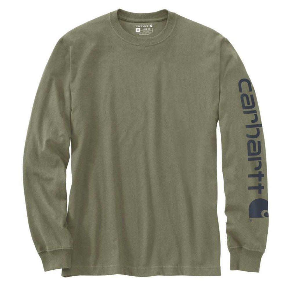 Carhartt Langarmhemd Dearborn Relaxed LS Sleeve Logo