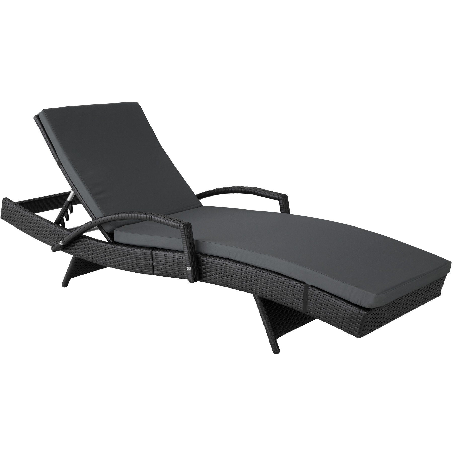 tectake Gartenliege »Rattan Sonnenliege Océane« OTTO