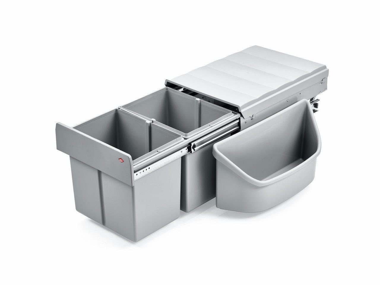 WESCO Mülleimer Abfallsammler Double-Master Corner 360 S/400-2 für Eckschränke