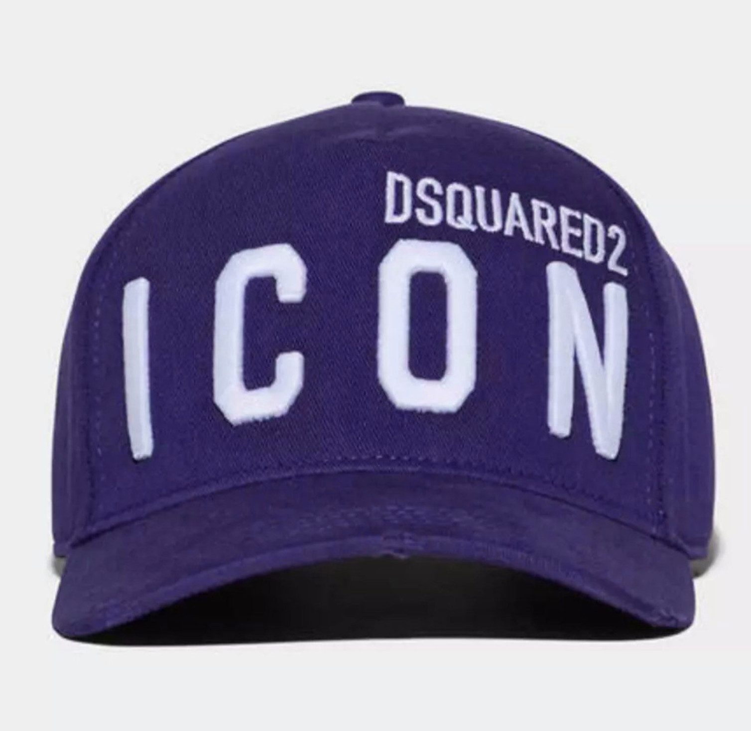 Dsquared2 Baseball Cap Basebalkappe Icon DSQ2 Logo Cap Kappe Mütze Mailand ansässiges Label mit leicht zerfetzt für einen Vintage-Look