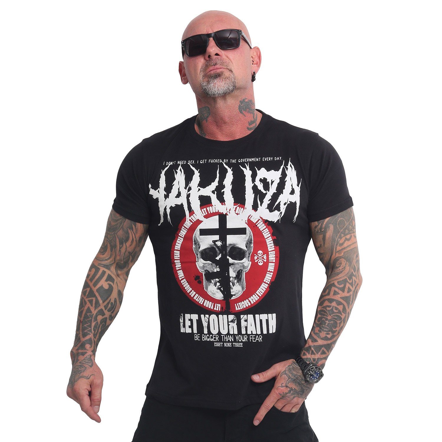 schwarz T-Shirt Faith YAKUZA