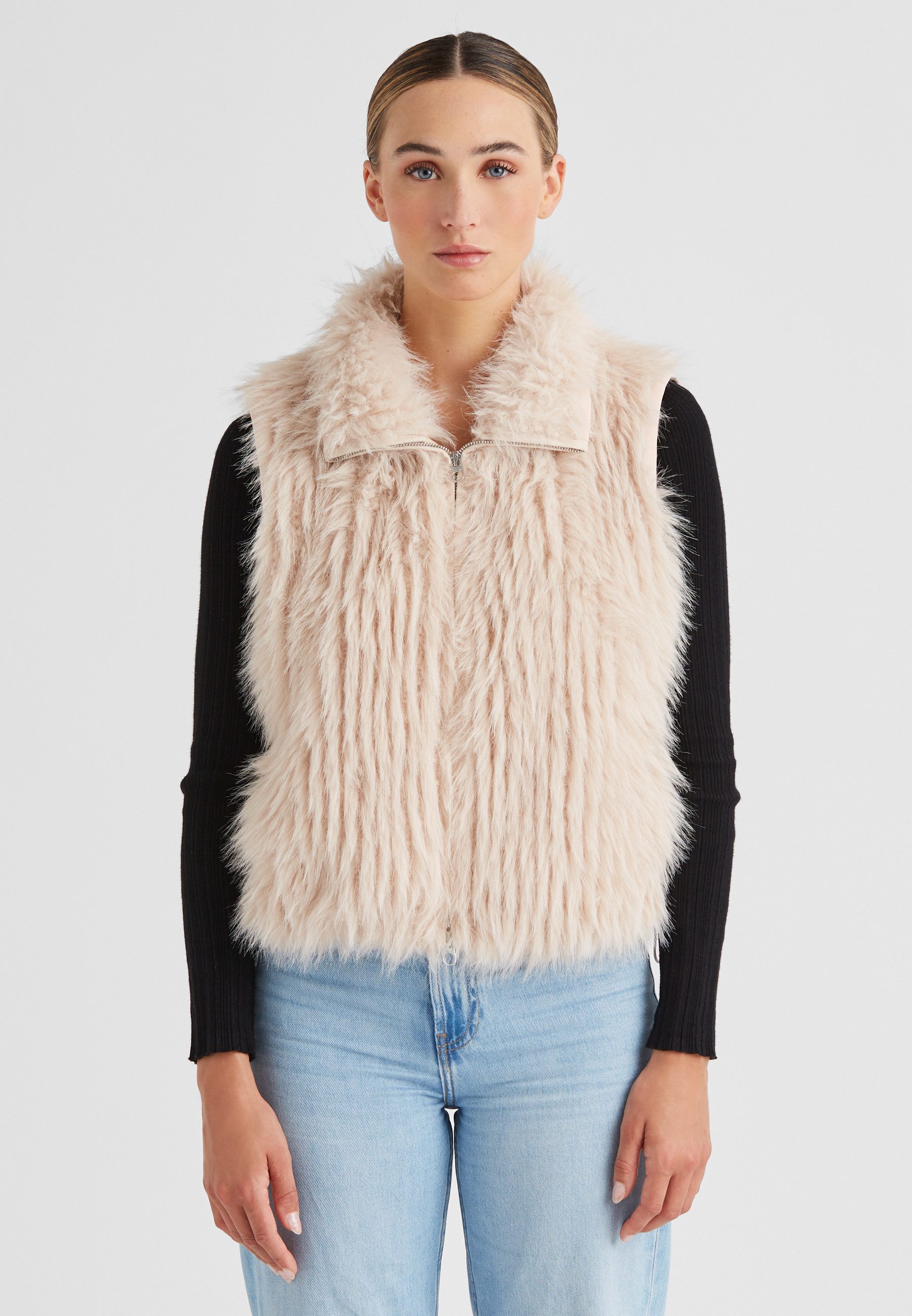 Milestone Fellimitatweste MSRonja Damen Kunstfellweste feminin, klassisch n günstig online kaufen