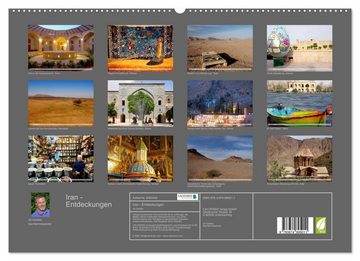 CALVENDO Wandkalender Iran - Entdeckungen (Premium, hochwertiger DIN A2 Wandkalender 2023, Kunstdruck in Hochglanz)