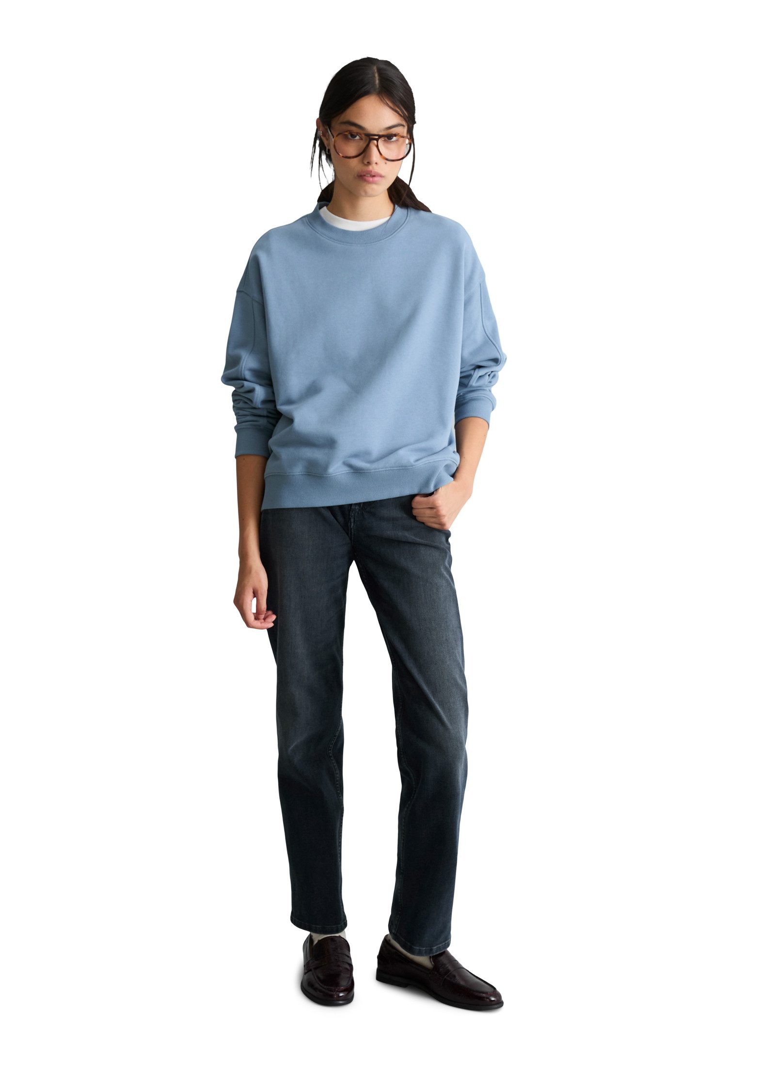 Marc O'Polo DENIM Sweatshirt aus Organic Cotton – Bild 5 von 5