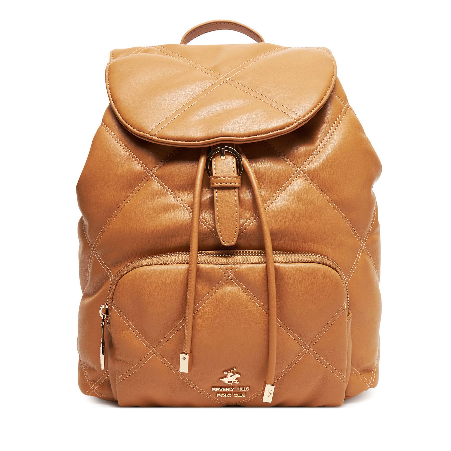 BEVERLY HILLS POLO CLUB Freizeitrucksack Beverly Hills Polo Club Damen-Rucksack Beige CEO-BHPC-C-009-08