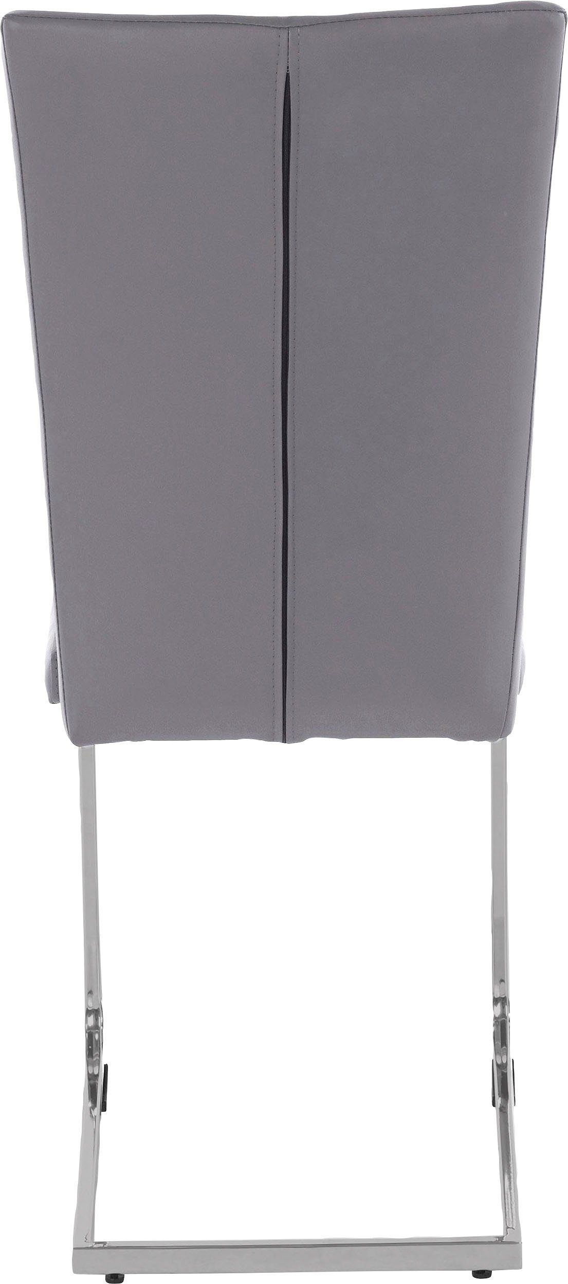 Home affaire Freischwinger Alex (Set, 2 St), Stuhl belastbar bis 120 Kg, Gestell im Chrom-Look