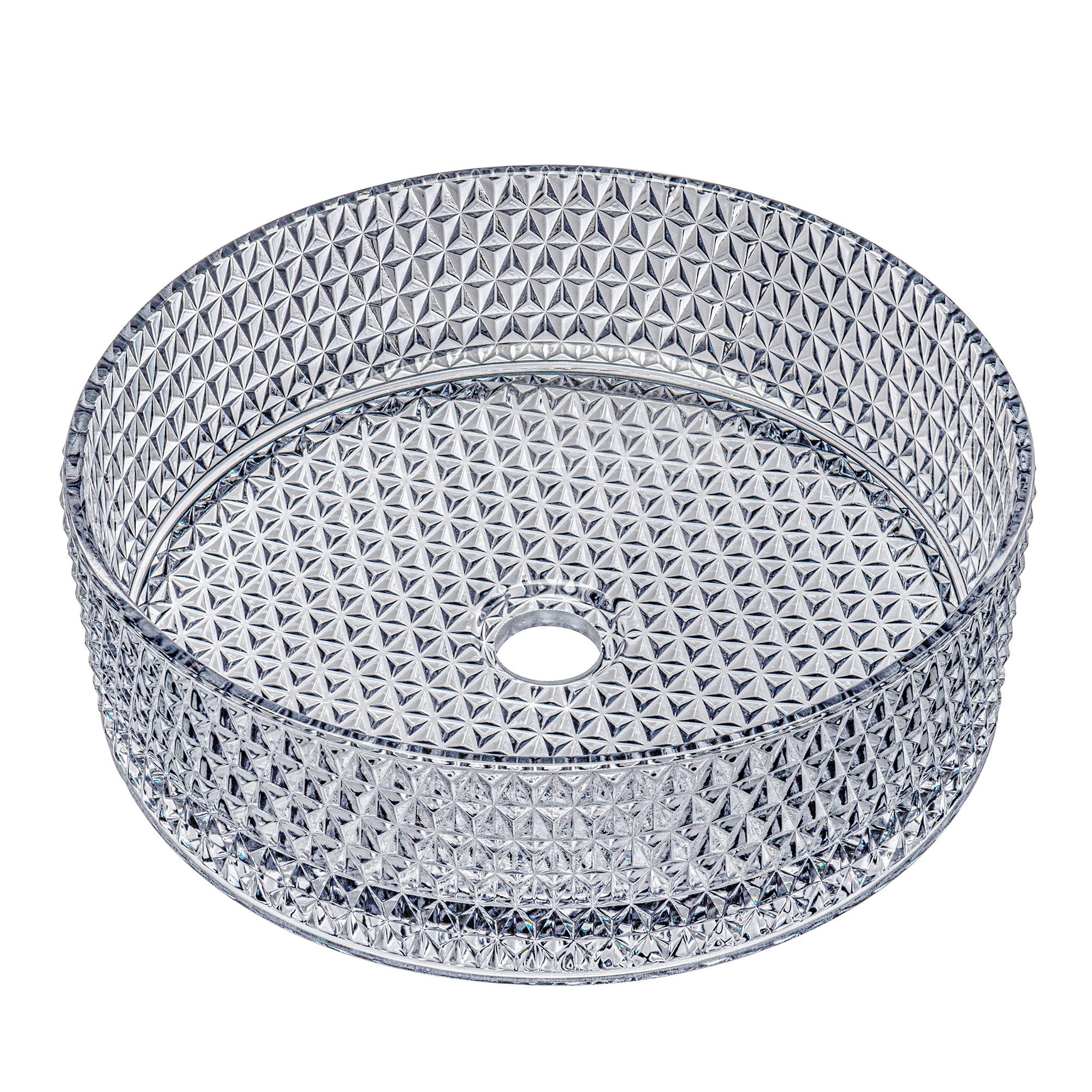 Mai & Mai Aufsatzwaschbecken Glaswaschbecken Glas Waschplatz Handwaschbecke günstig online kaufen