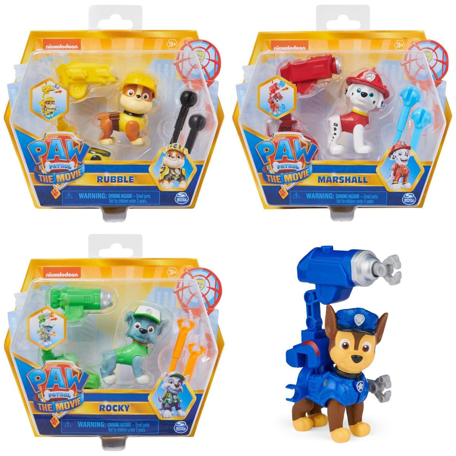 PAW PATROL Quarzuhr PAW PATROL Hero Pups Spielfiguren Clip on-Uniform 3+ Jahren