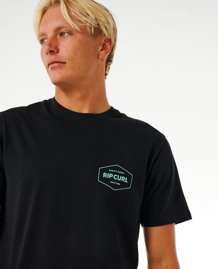 Rip Curl Print-Shirt Stapler Kurzärmliges T-Shirt