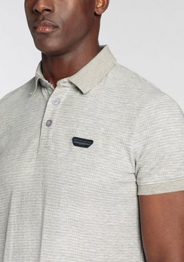 Bruno Banani Poloshirt mit besonderer Materialstruktur