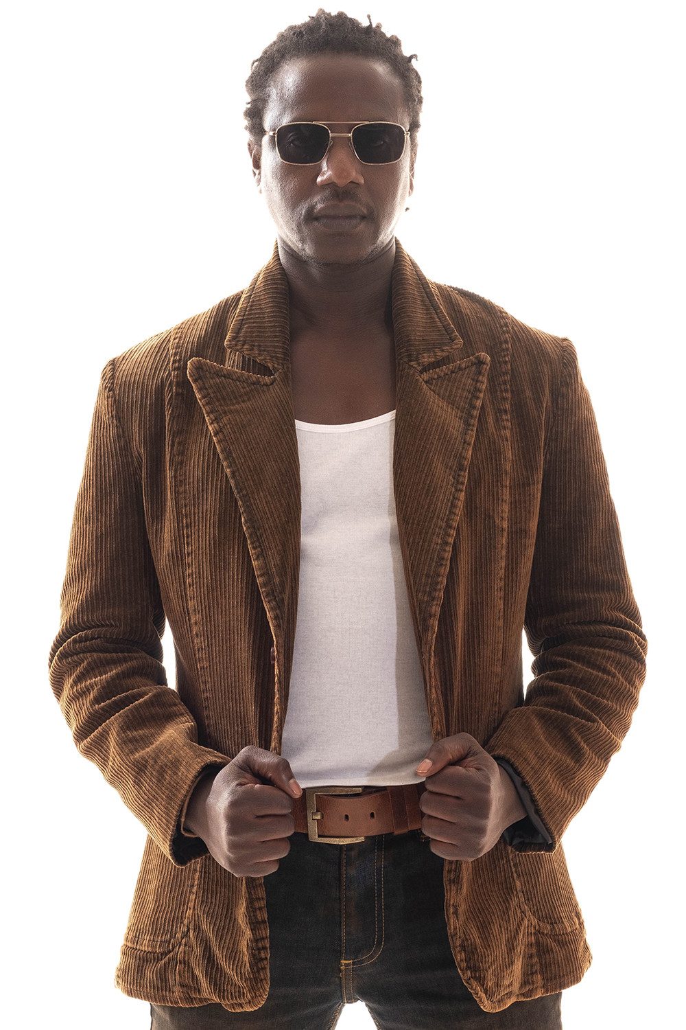 Comycom Sakko Herren Cord braun mit Enzym-Waschung günstig online kaufen