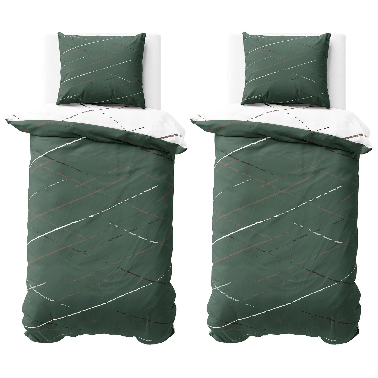 Visaggio Bettwäsche Hochwertige Polycotton Bettbezug in günstig online kaufen