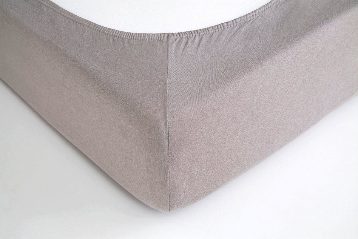 Hometex Premium Textiles Spannbettlaken Exclusive bis 25 cm Steghöhe, Jersey, Gummizug: rundum, 100% Baumwolle, Premium Qualität 160 g/m² – Bild 5 von 5