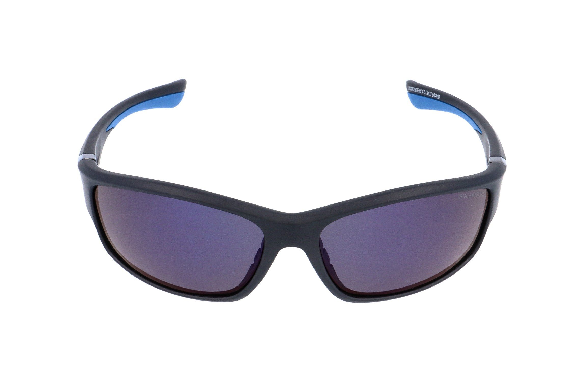 Gamswild Sportbrille UV400 Sportbrille Sonnenbrille Fahrradbrille Skibrille polarisierte, Gläser Damen Herren Modell WS6036 in blau, lila, grün