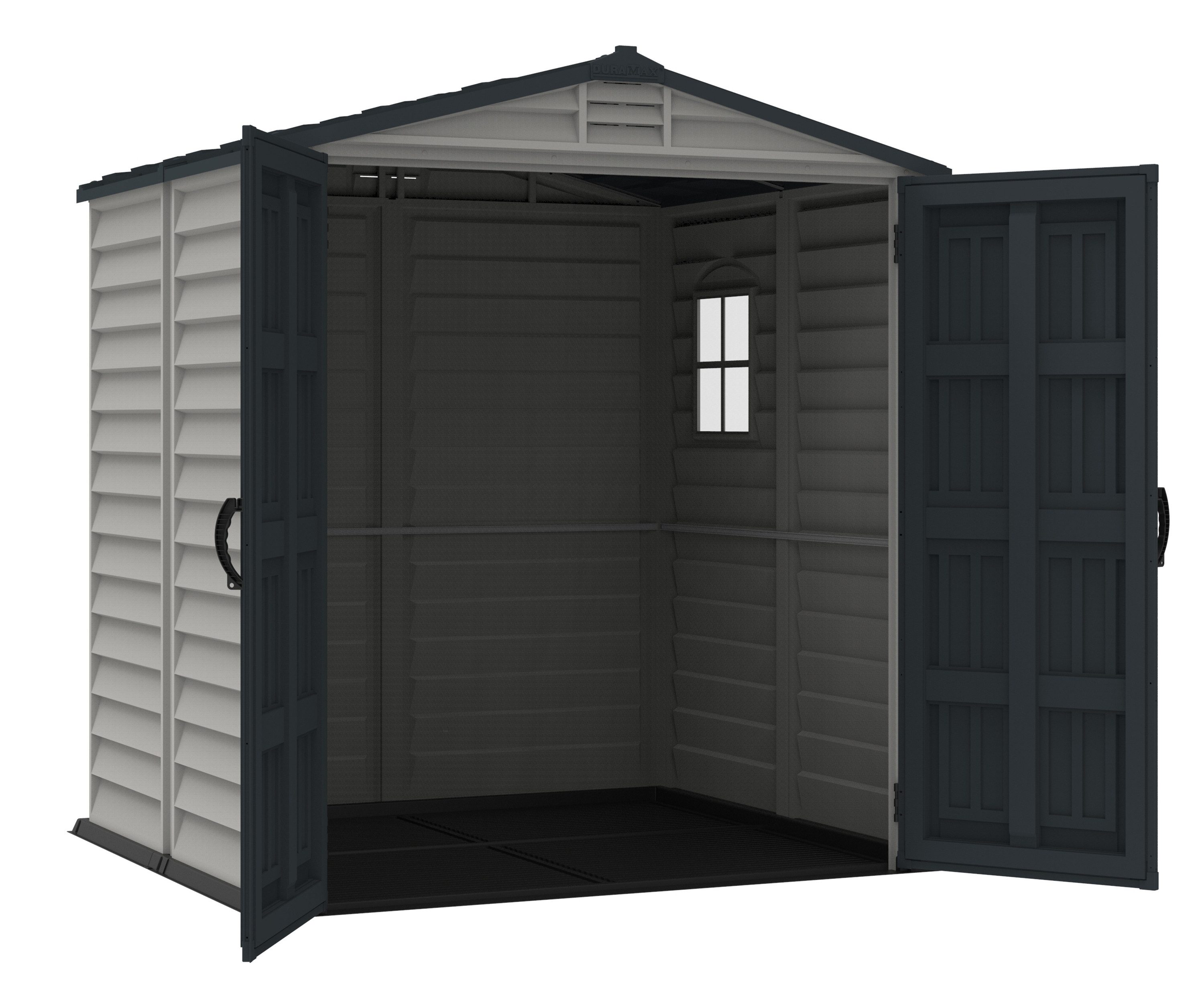 DURAMAX Gerätehaus Kunststoff Gerätehaus 186x190 Gartenhaus günstig online kaufen