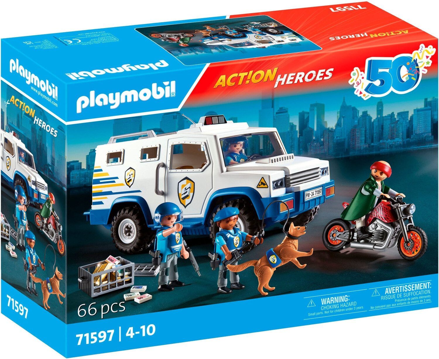 Playmobil® PLAYMOBIL ® 71597 Geldtransporter Spielbausteine günstig online kaufen