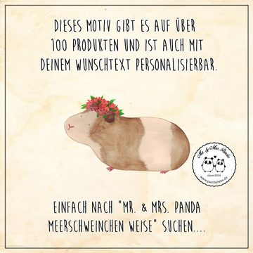 Mr. & Mrs. Panda Metallschild DIN A6 Meerschweinchen Weisheit - Weiß - Geschenk, Spruch, Wand-Dekor, (1 St)