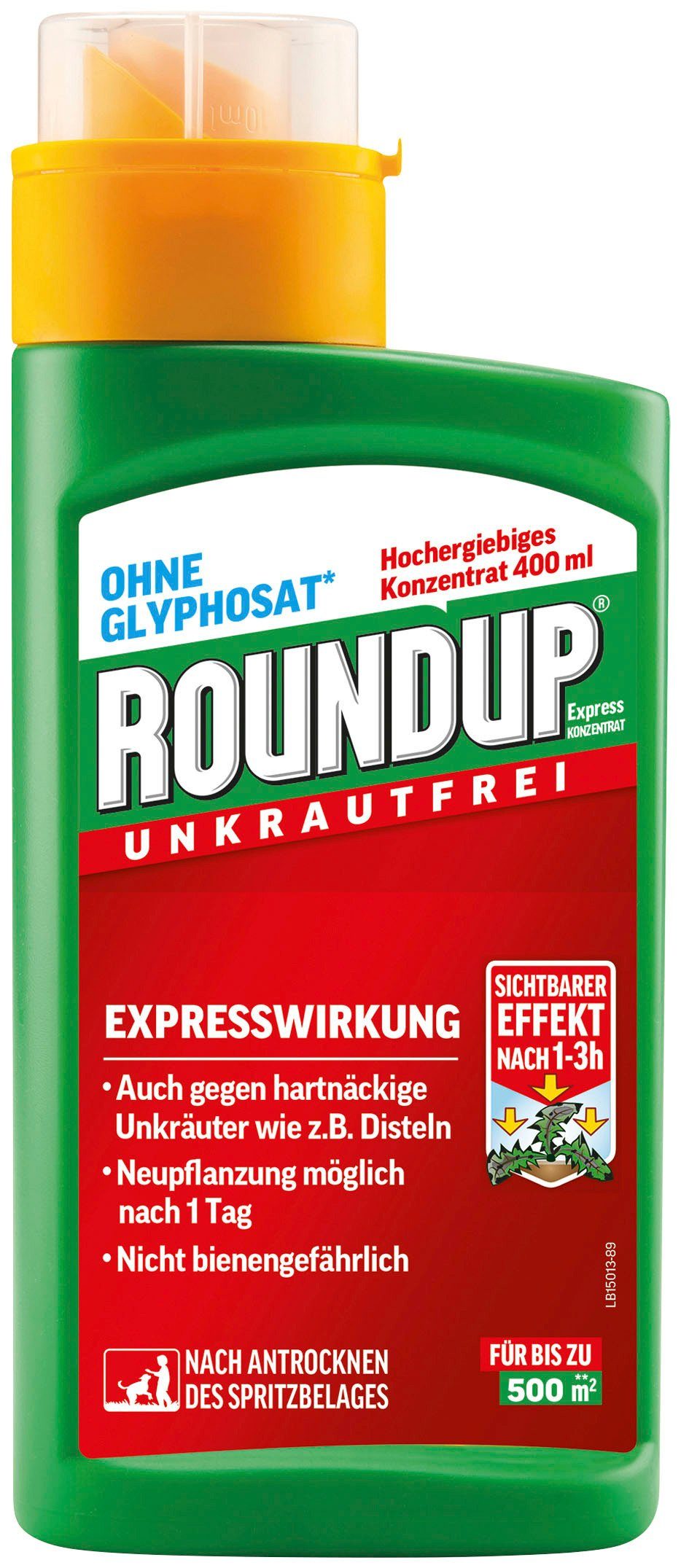 ROUNDUP Unkrautbekämpfungsmittel Express Konzentrat 400 ml