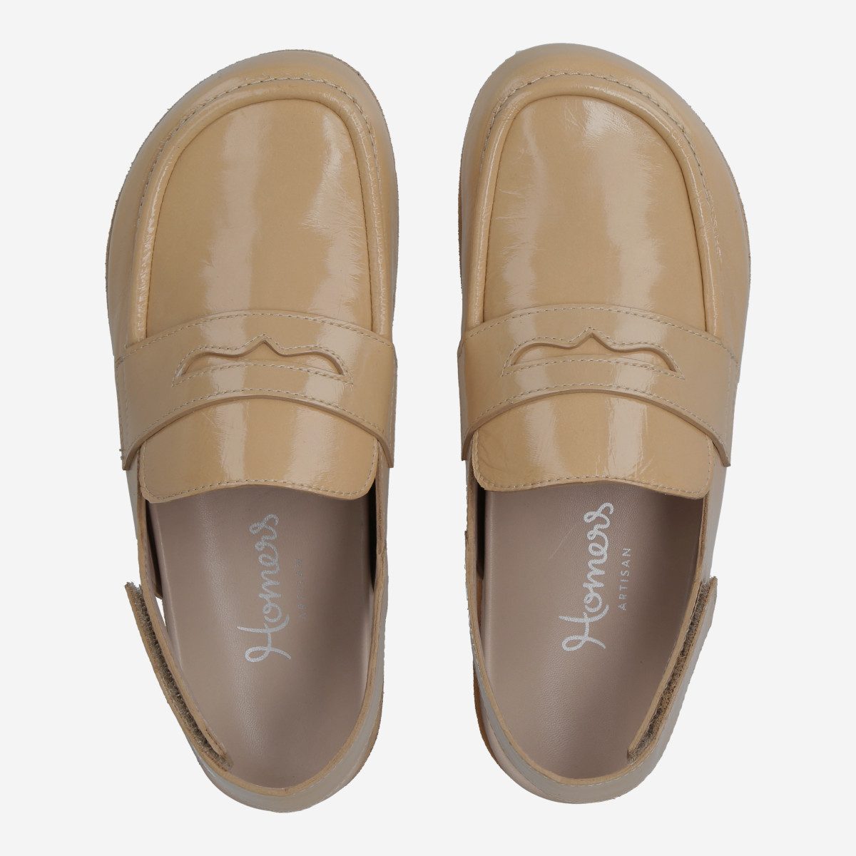 Homers Homers 21446 ZUECO TORRONE, Sandaletten, Beige, Damen Sandalette
