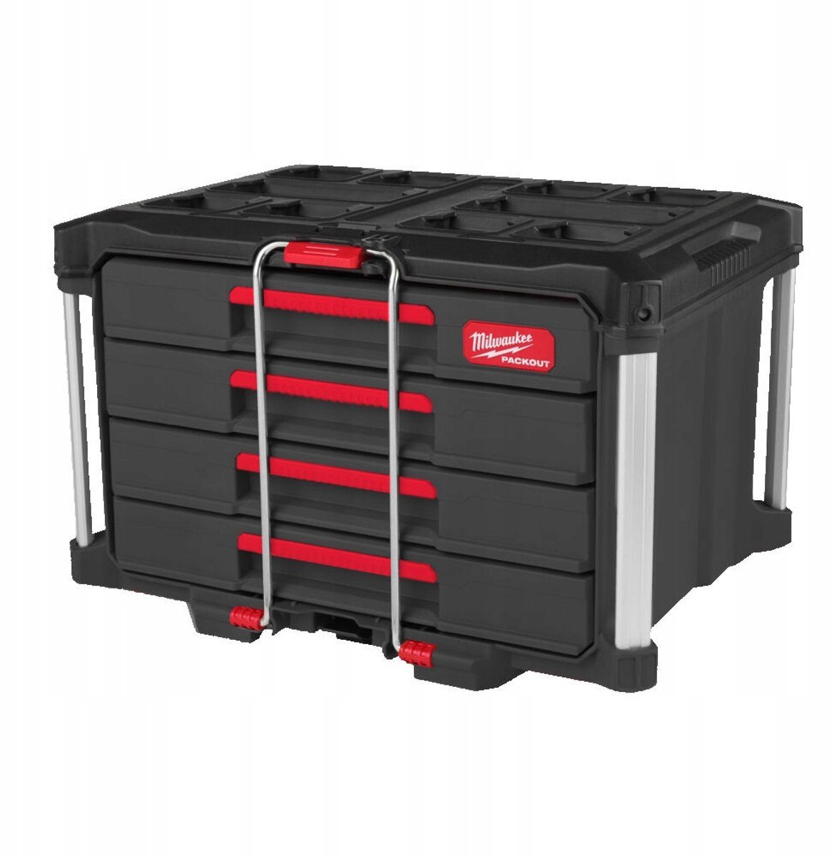 Milwaukee Werkzeugbox PACKOUT Werkzeugkoffer mit 4 Schubladen (4 St., 1-tlg)