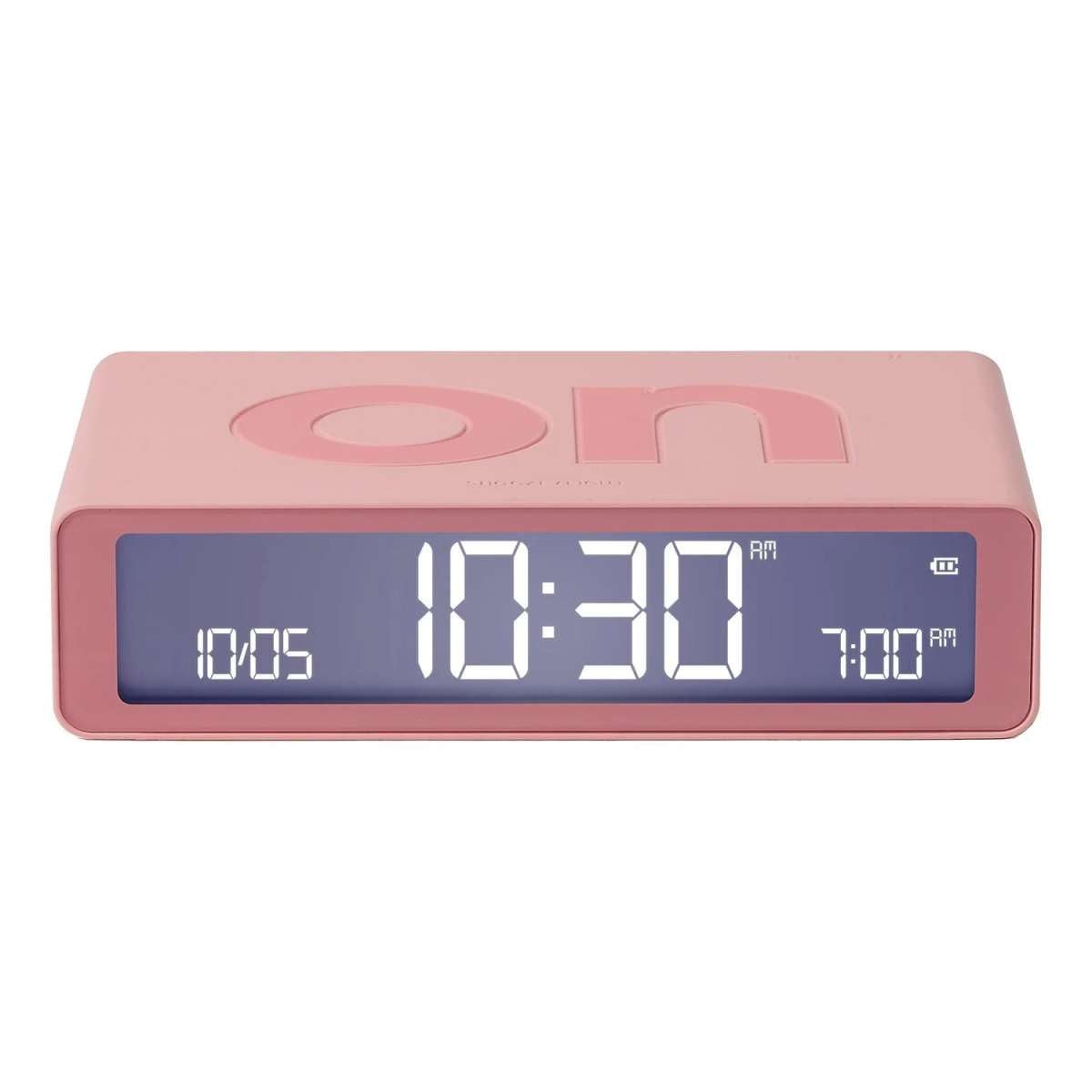 Lexon Quarzwecker LR157P4 Digital Flip Classic Rosa