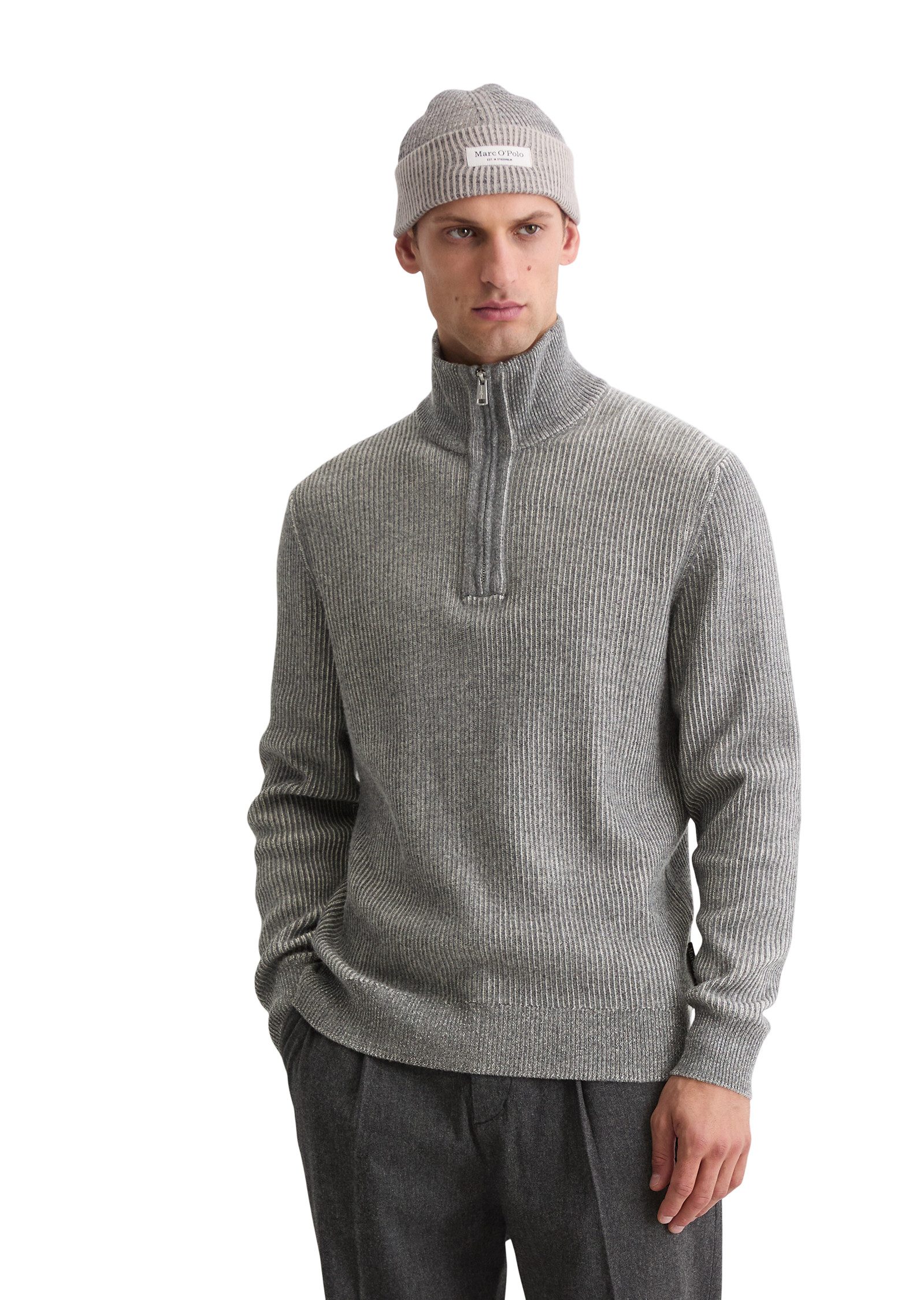 Marc O'Polo Troyer Stehkragen, regular fit, günstig online kaufen