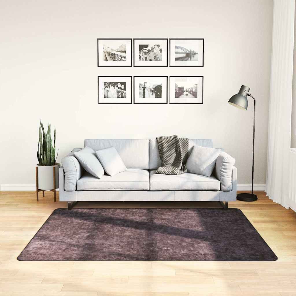 furnicato Teppich Waschbar Anthrazit 120x170 cm günstig online kaufen