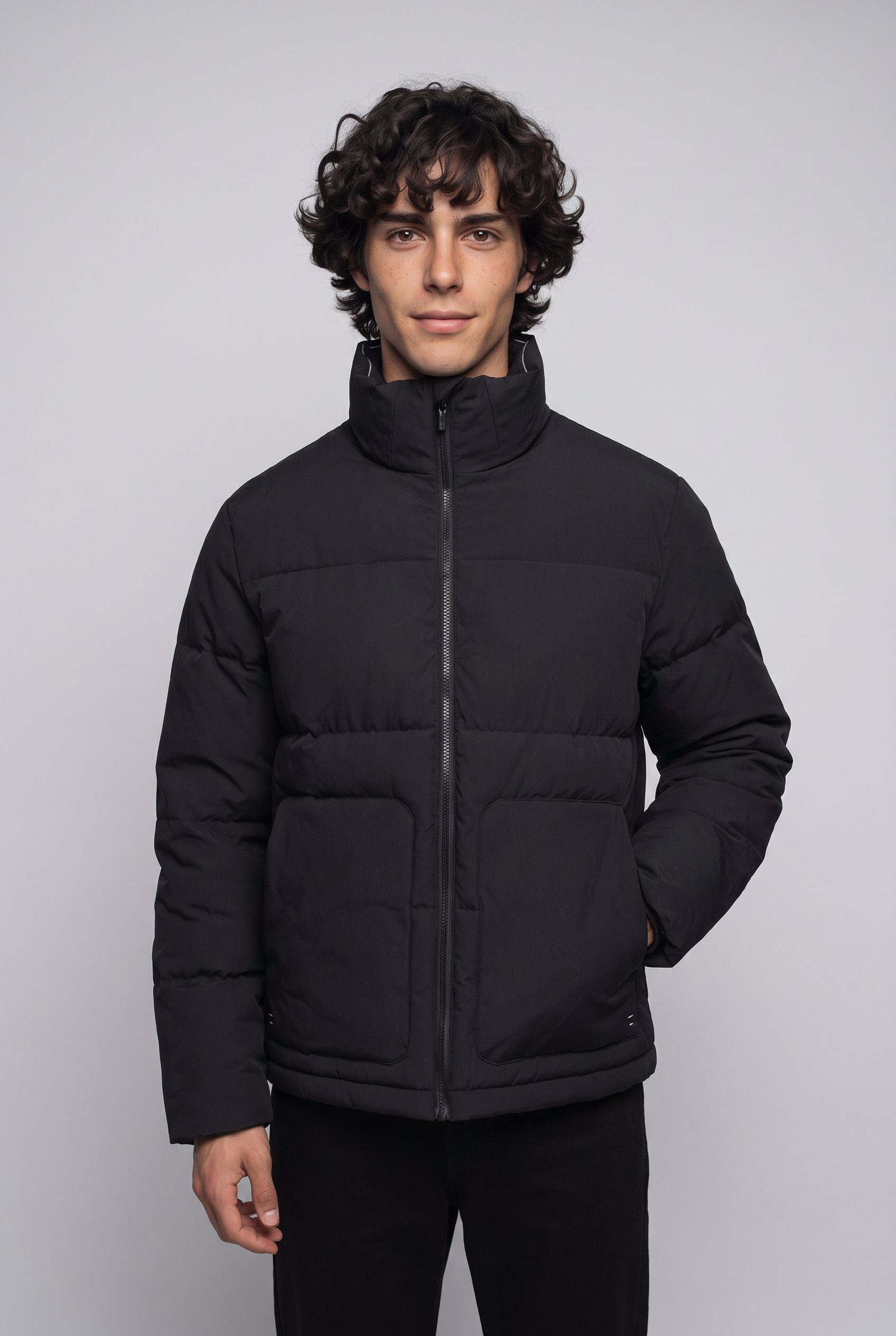 Jack & Jones Steppjacke JJBENJAMIN PUFFER JACKET Kunstfaser, regular fit