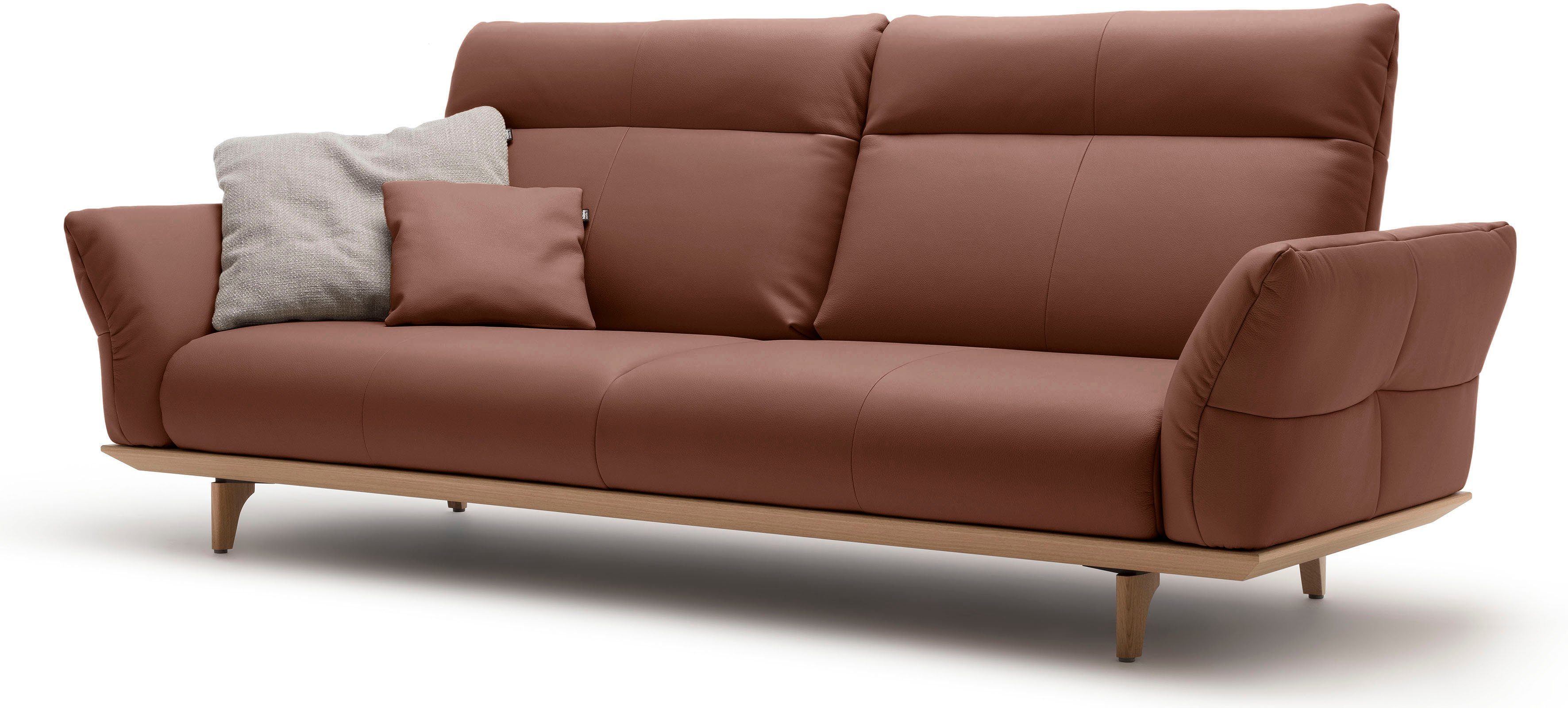 hülsta sofa 3,5-Sitzer hs.460, Eiche, cm Sockel in Füße 228 Eiche natur, Breite