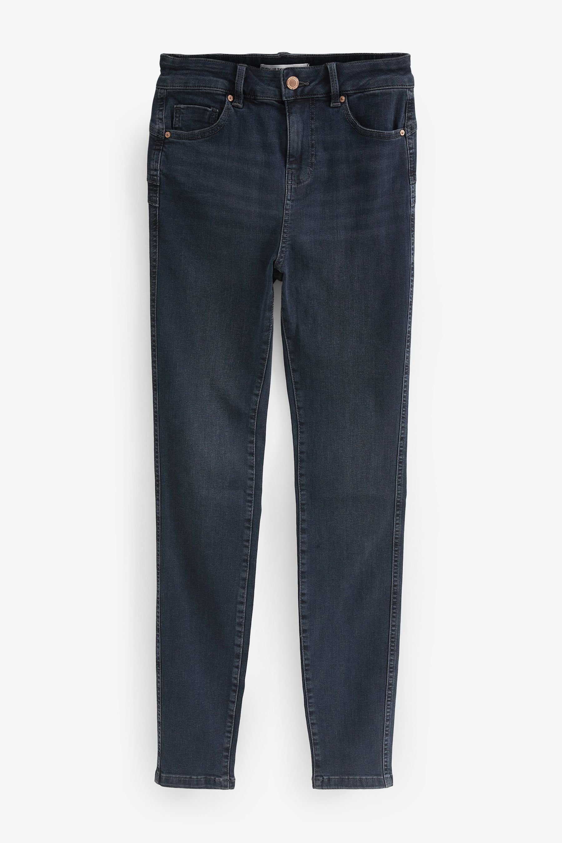 Next Push-up-Jeans Figurformende Skinny-Jeans (1-tlg) Inky Blue