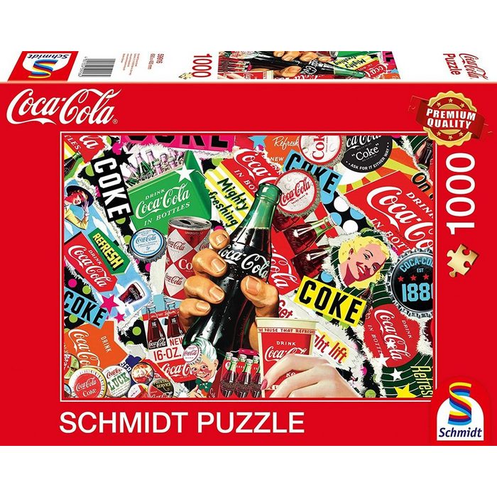 Schmidt Spiele Puzzle Coca Cola is it! 1000 Puzzleteile