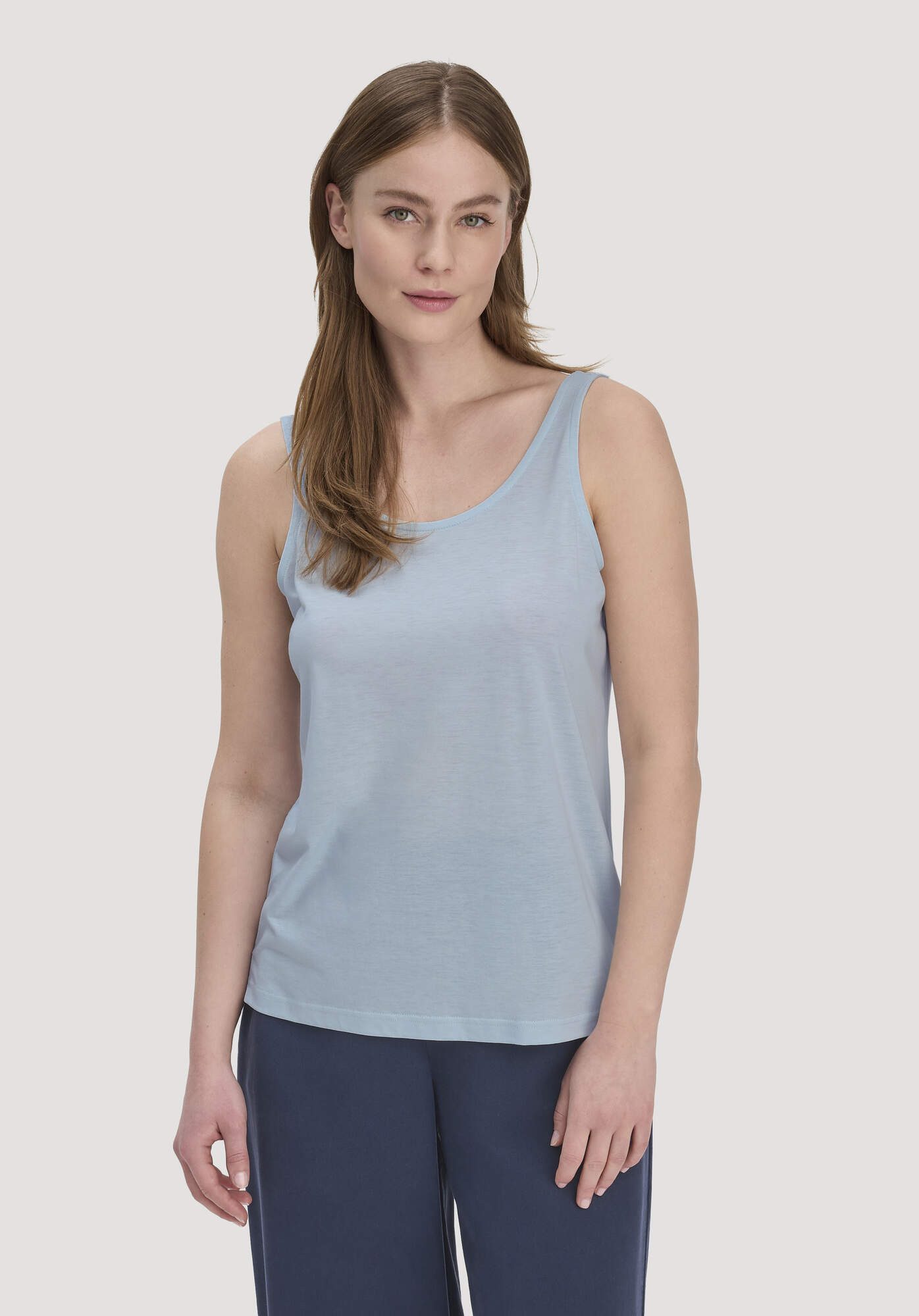Hessnatur Shirttop aus TENCEL™ Lyocell mit Bio-Baumwolle (1-tlg)