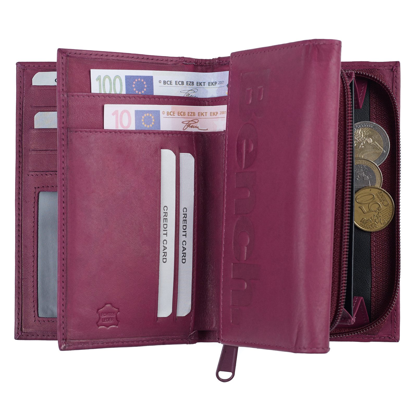 Bench. Geldbörse Damen Leder Geldbörse Portmonee Geldbeutel Portemonnaie 92 günstig online kaufen