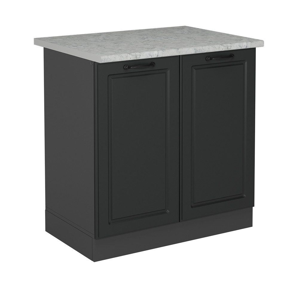 Vicco Spülenunterschrank R-Line, Anthrazit Landhaus/Anthrazit, 80 günstig online kaufen