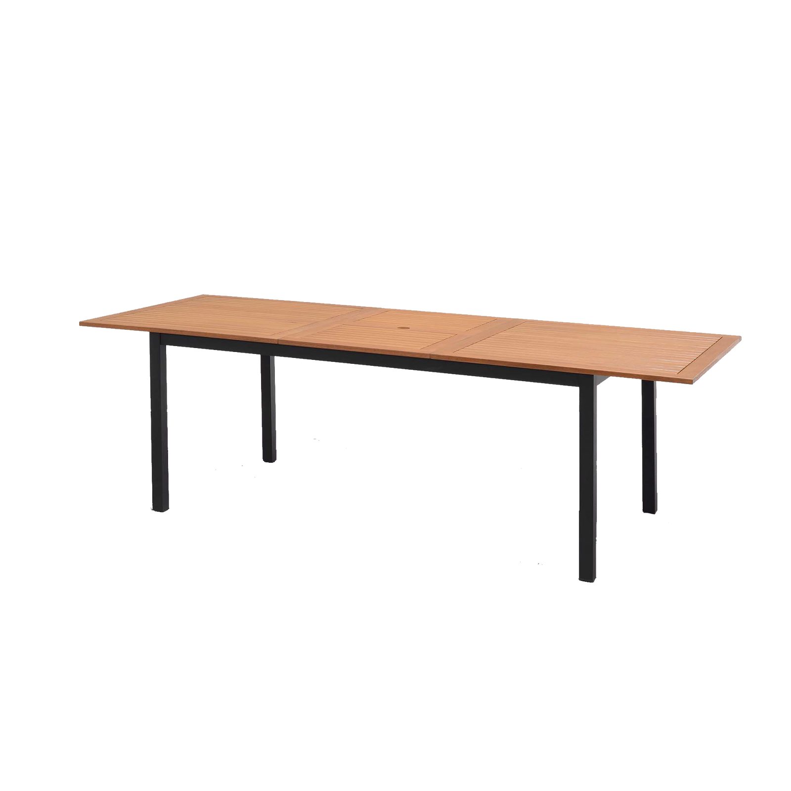 NOBRAND® Gartentisch KINGSBURY-LYNX, wetterbeständig, rostfrei, ausziehbar