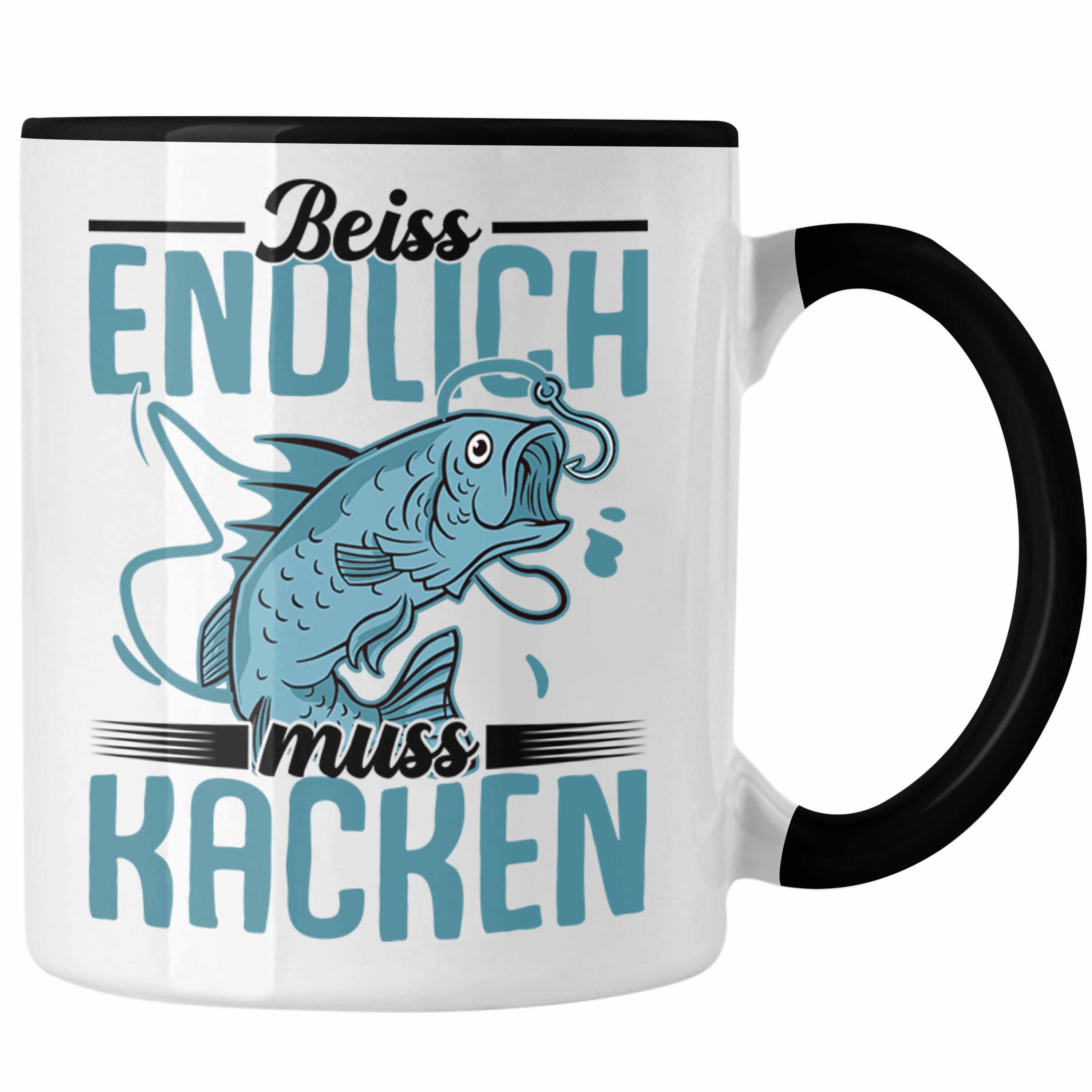 Trendation Tasse Trendation - Angler Fischer Tasse Geschenk Raubfische Hobbyangler Hech
