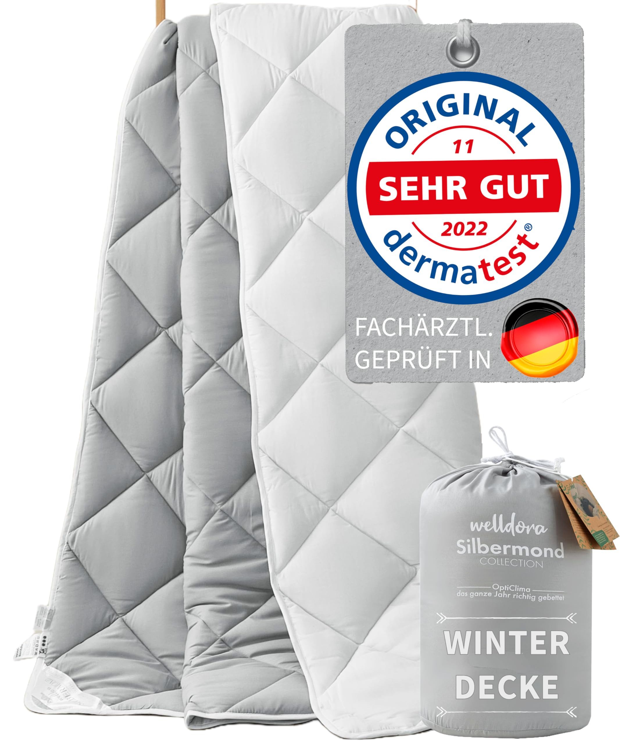 Welldora Microfaserbettdecke, Allergiker Bettdecke, Ultra warme Winterdecke günstig online kaufen