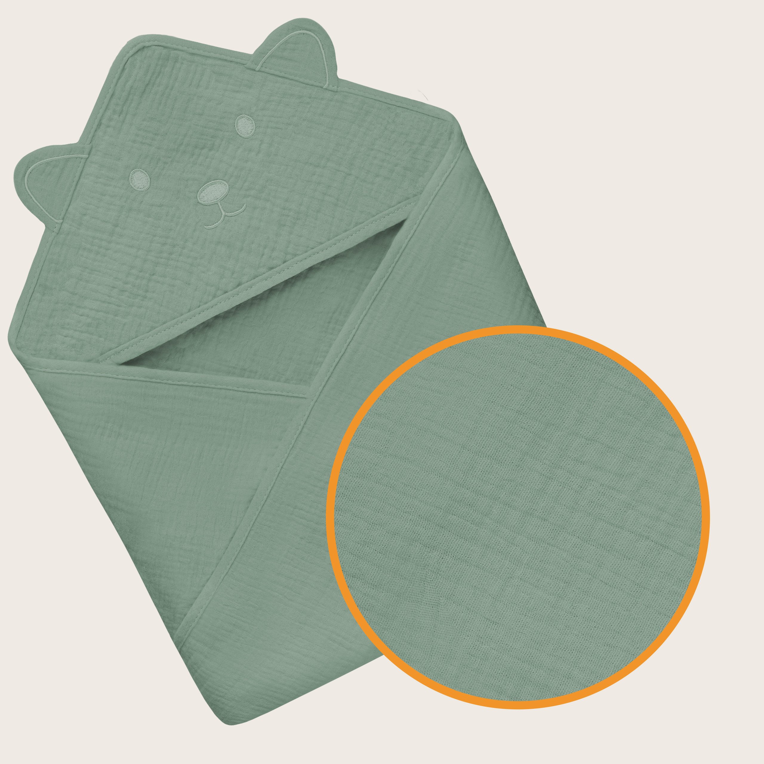 lionelo Kapuzenhandtuch MUSLIN HOODED TOWEL, Musselin günstig online kaufen