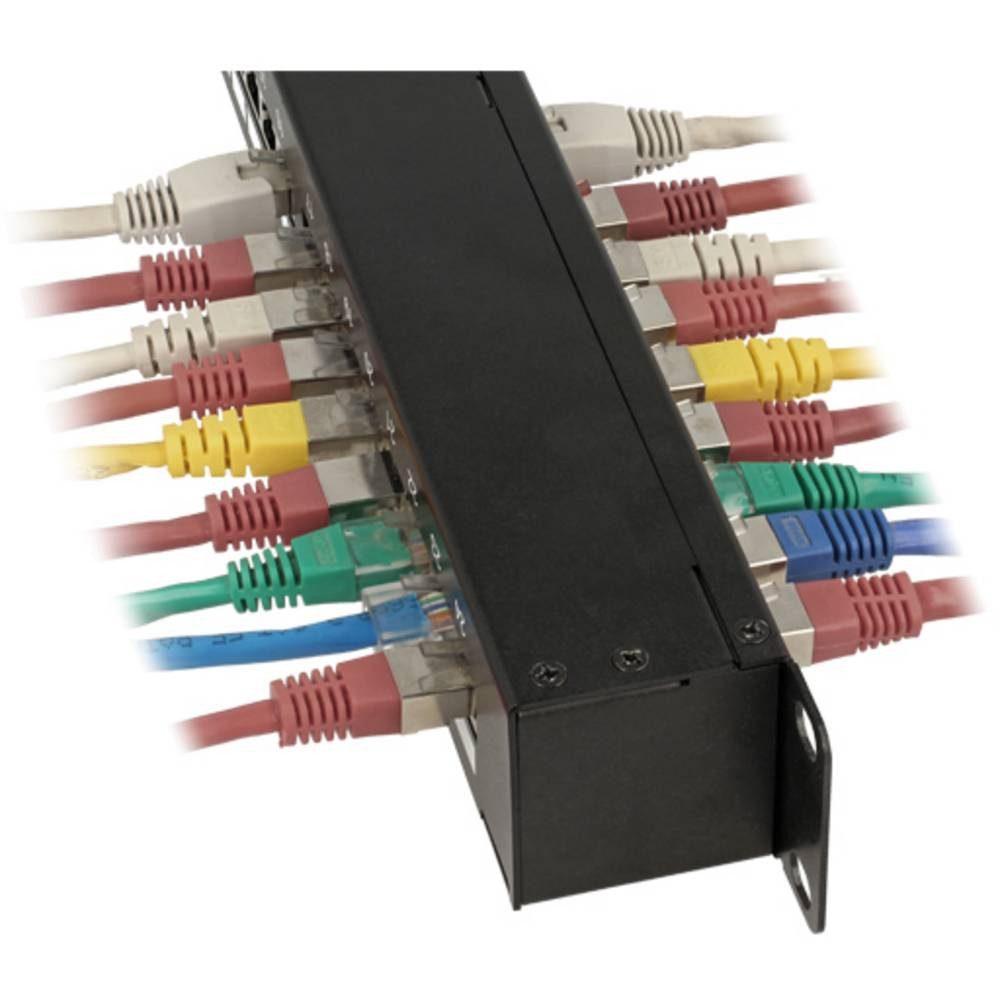 Delock 43295 Patch-Panel 1 HE Schwarz Netzwerk-Patch-Panel