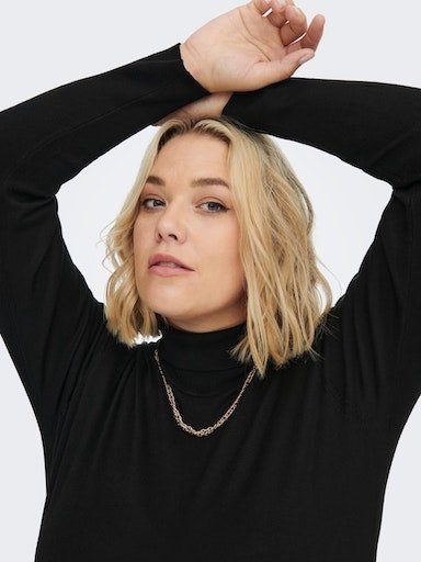 ONLY CARMAKOMA Rollkragenpullover CARVENICE LIFE LS ROLL PULLOVER KNT